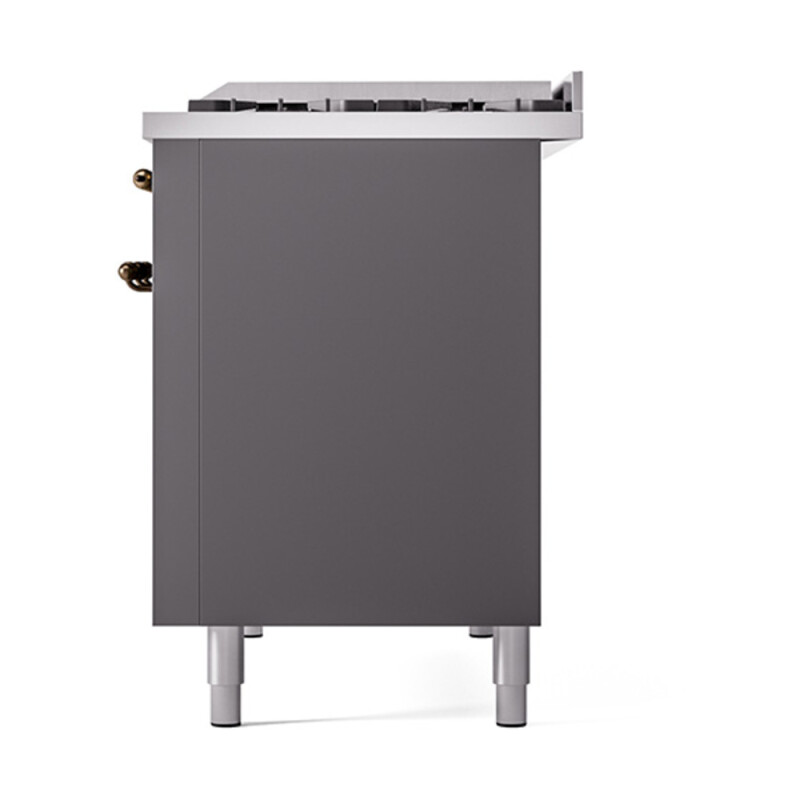 Nostalgie II 48 inch Dual Fuel Range with 5.02 cu. ft. Total Double Oven Capacity UP48FNMPMGBLP