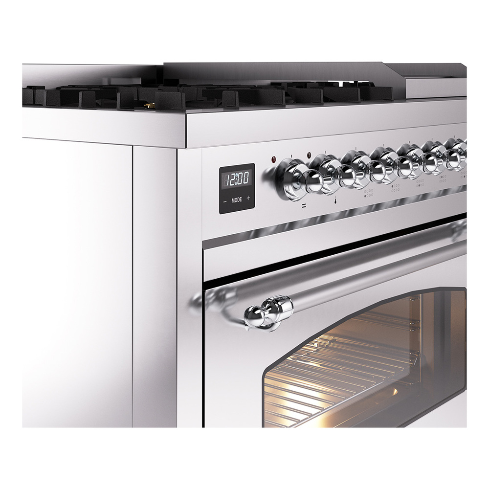 Nostalgie II 48 inch Dual Fuel Range with 5.02 cu. ft. Total Double Oven Capacity UP48FNMPSSC