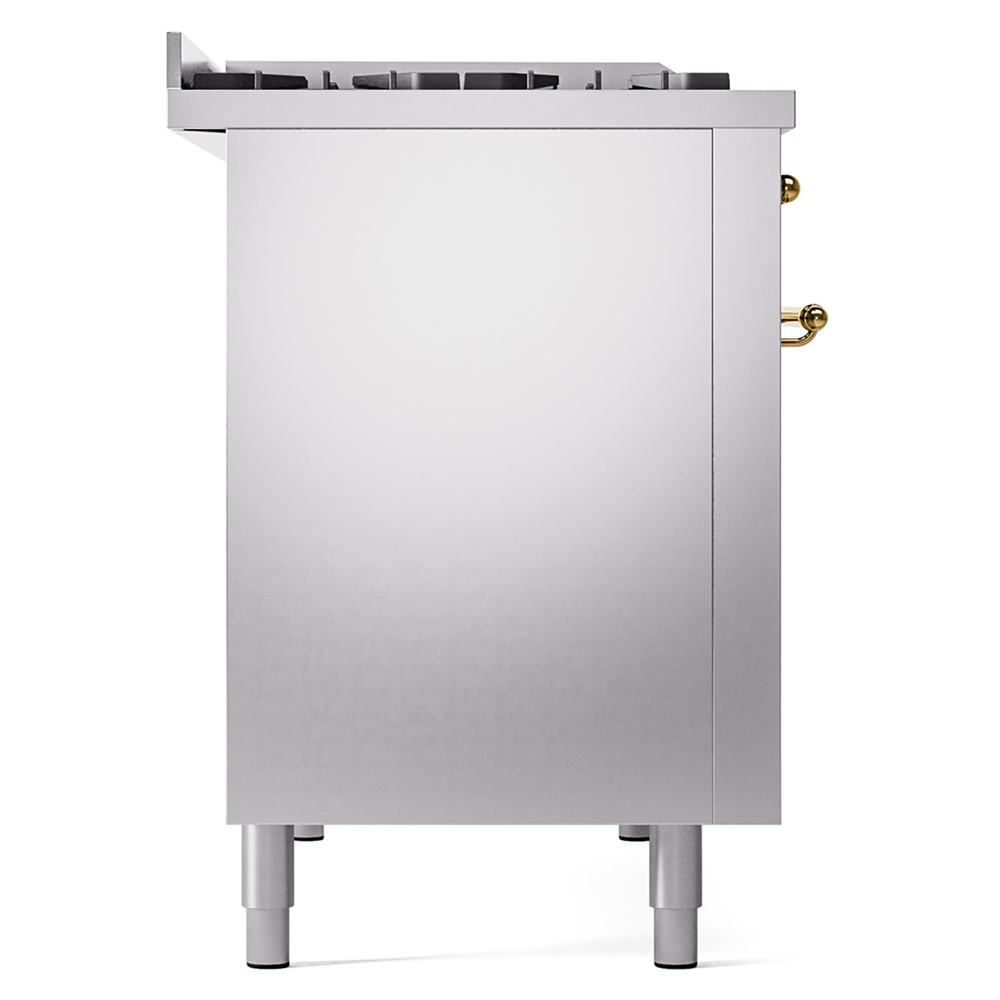 Nostalgie II 48 inch Dual Fuel Range with 5.02 cu. ft. Total Double Oven Capacity UP48FNMPSSG