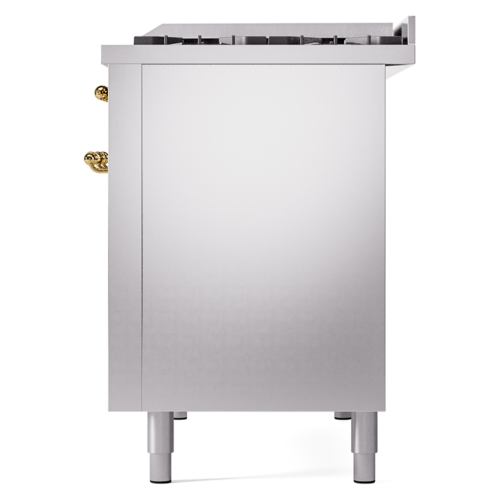 Nostalgie II 48 inch Dual Fuel Range with 5.02 cu. ft. Total Double Oven Capacity UP48FNMPSSG