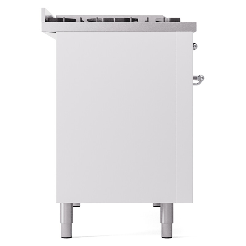 Nostalgie II 48 inch Dual Fuel Range with 5.02 cu. ft. Total Double Oven Capacity UP48FNMPWHCLP