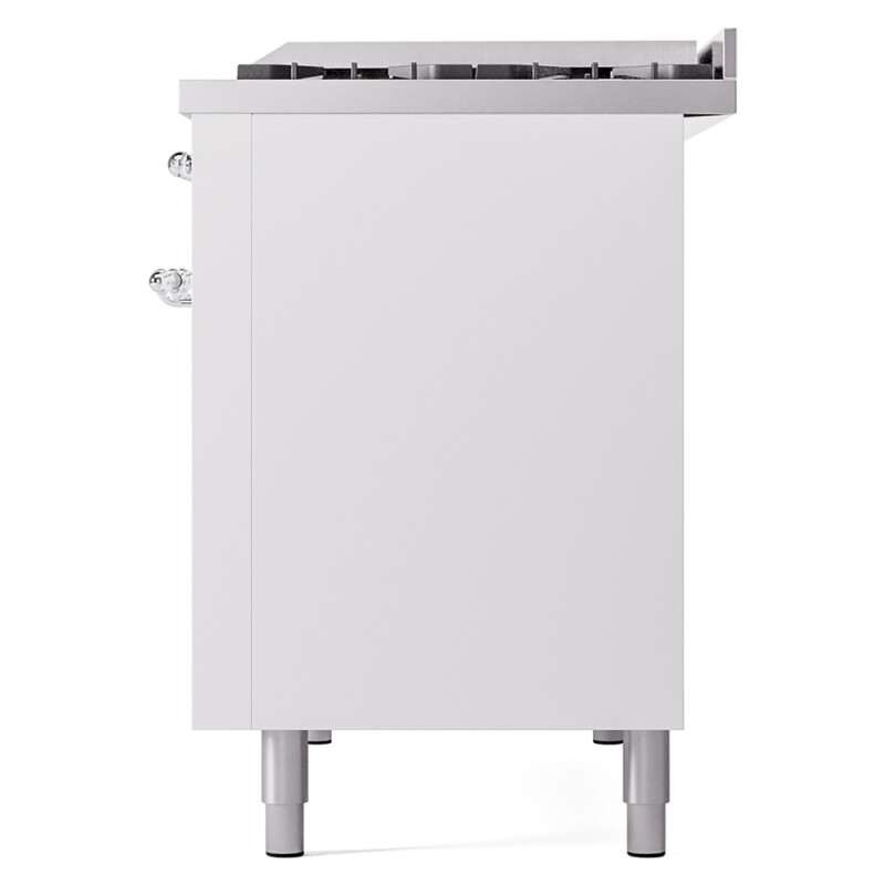 Nostalgie II 48 inch Dual Fuel Range with 5.02 cu. ft. Total Double Oven Capacity UP48FNMPWHCLP