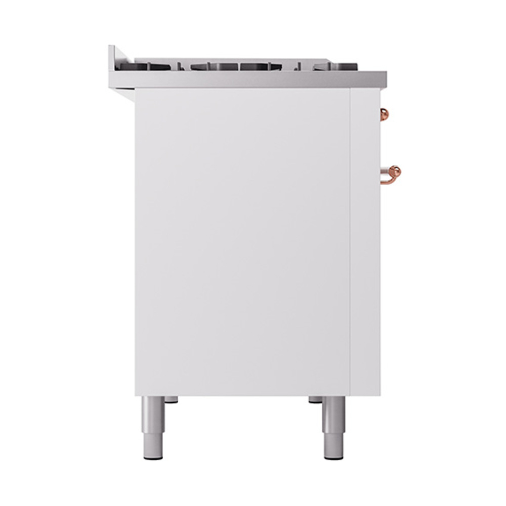 Nostalgie II 48 inch Dual Fuel Range with 5.02 cu. ft. Total Double Oven Capacity UP48FNMPWHPLP