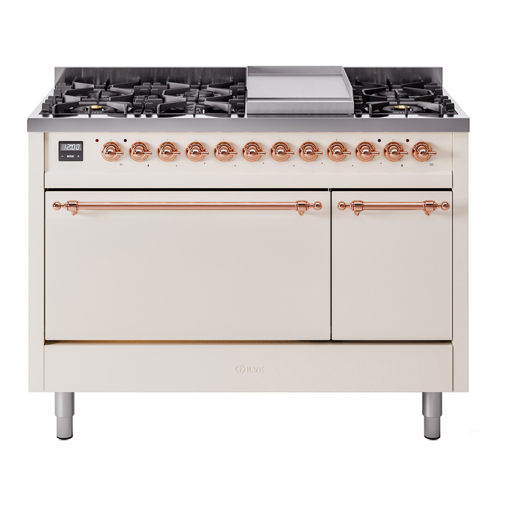 Nostalgie II 48 inch Dual Fuel Range with 5.02 cu. ft. Total Double Oven Capacity UP48FQNMPAWP
