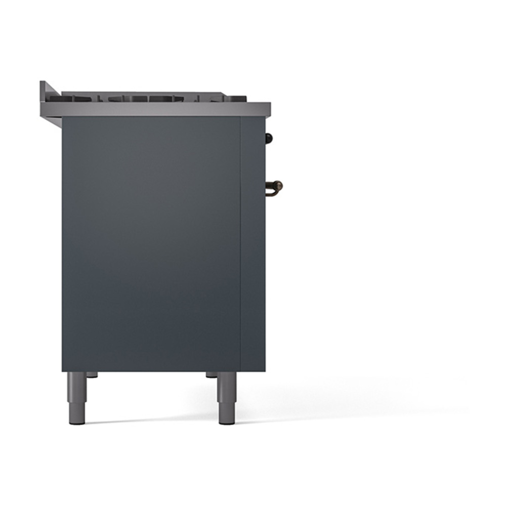 Nostalgie II 48 inch Dual Fuel Range with 5.02 cu. ft. Total Double Oven Capacity UP48FQNMPBGBLP