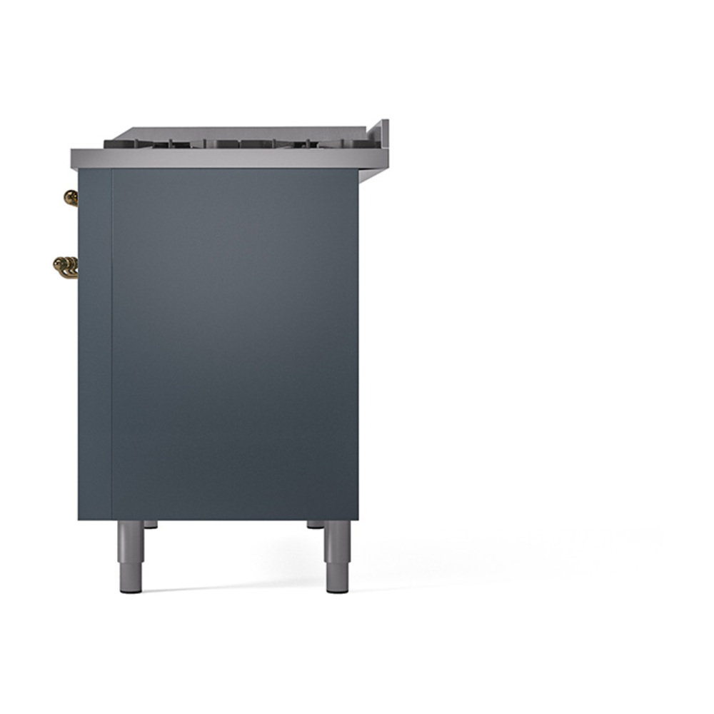 Nostalgie II 48 inch Dual Fuel Range with 5.02 cu. ft. Total Double Oven Capacity UP48FQNMPBGGLP