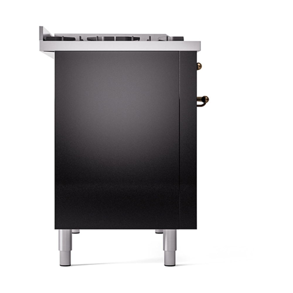 Nostalgie II 48 inch Dual Fuel Range with 5.02 cu. ft. Total Double Oven Capacity UP48FQNMPBKBLP