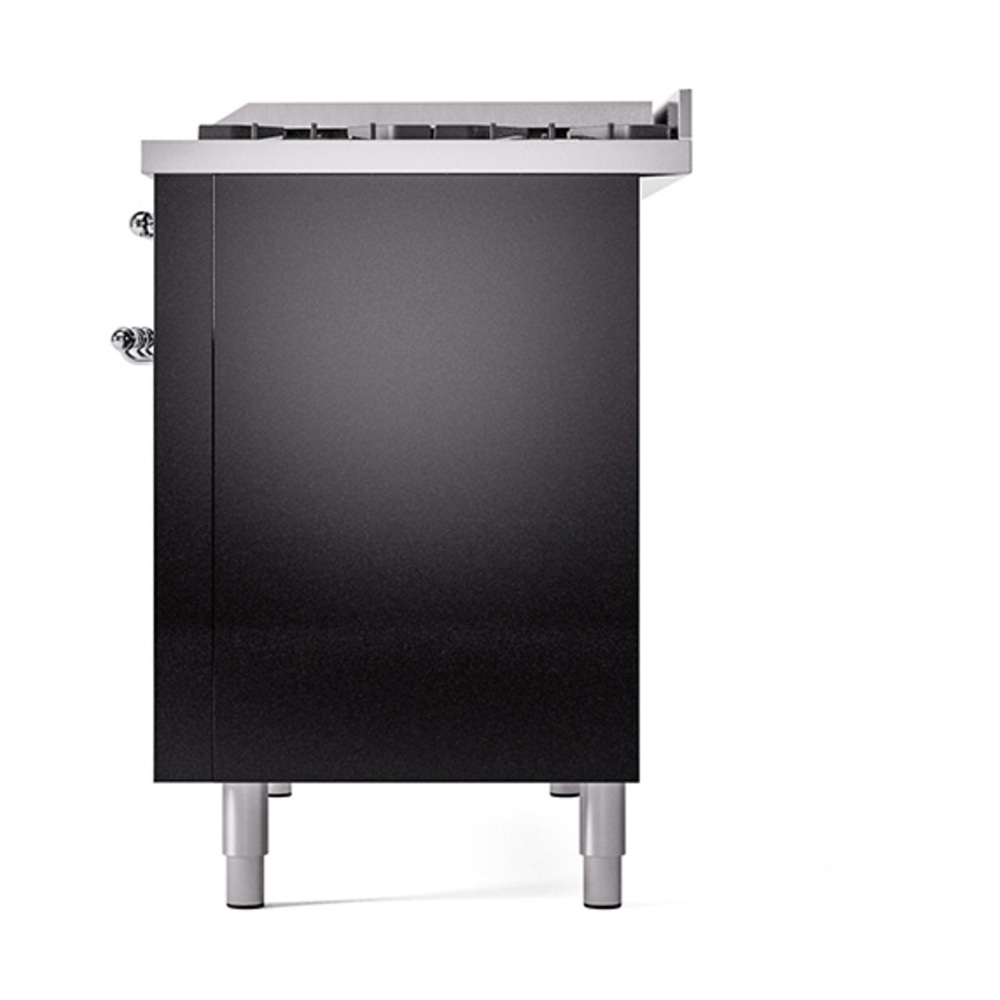 Nostalgie II 48 inch Dual Fuel Range with 5.02 cu. ft. Total Double Oven Capacity UP48FQNMPBKCLP
