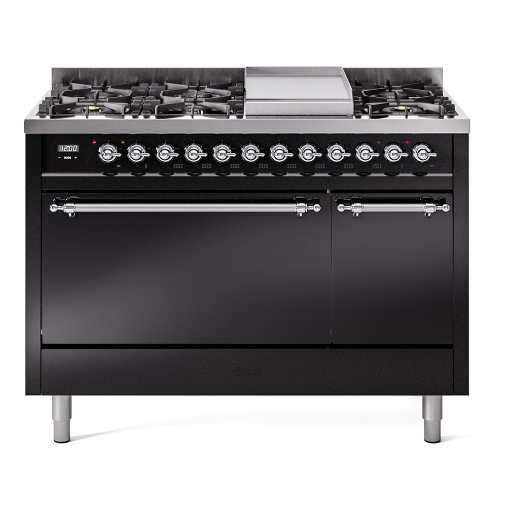 Nostalgie II 48 inch Dual Fuel Range with 5.02 cu. ft. Total Double Oven Capacity UP48FQNMPBKC