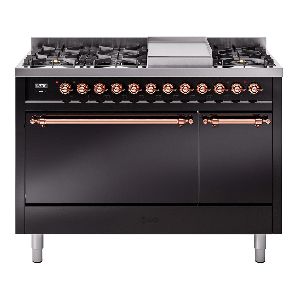 Nostalgie II 48 inch Dual Fuel Range with 5.02 cu. ft. Total Double Oven Capacity UP48FQNMPBKP