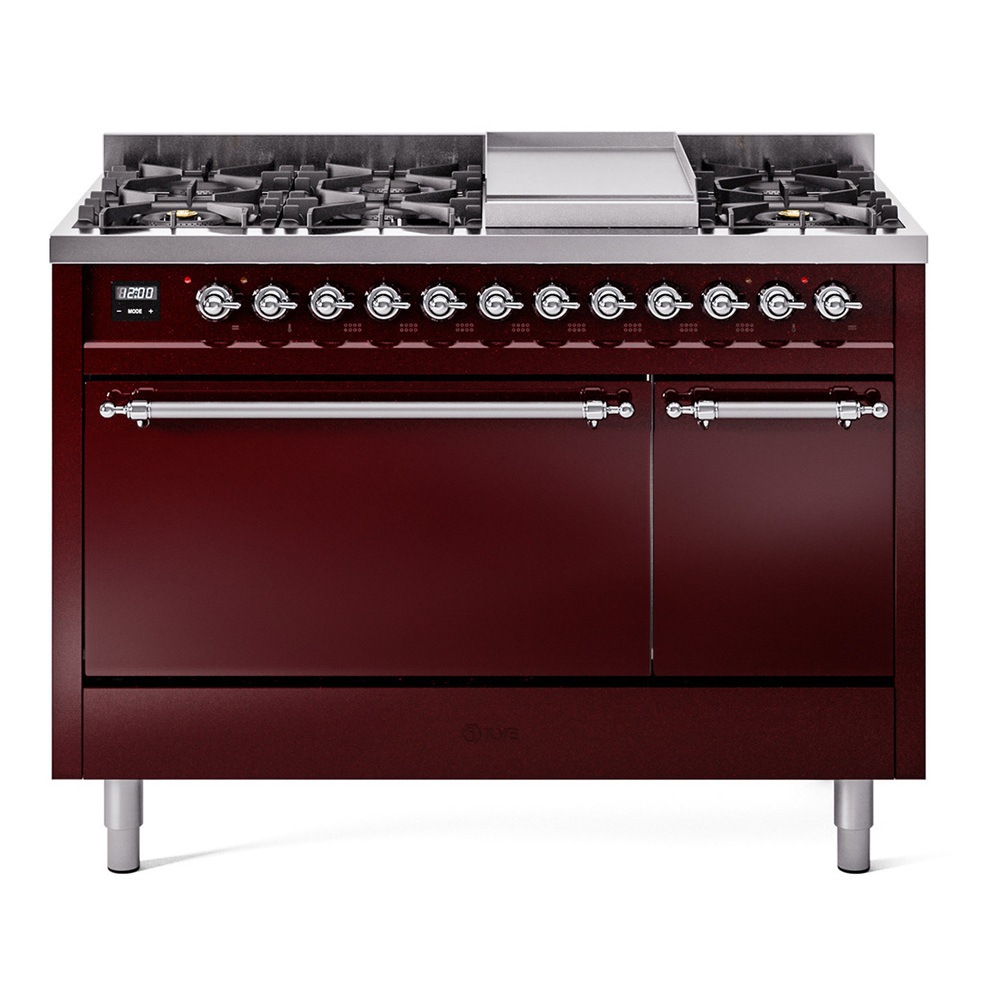Nostalgie II 48 inch Dual Fuel Range with 5.02 cu. ft. Total Double Oven Capacity UP48FQNMPBUC