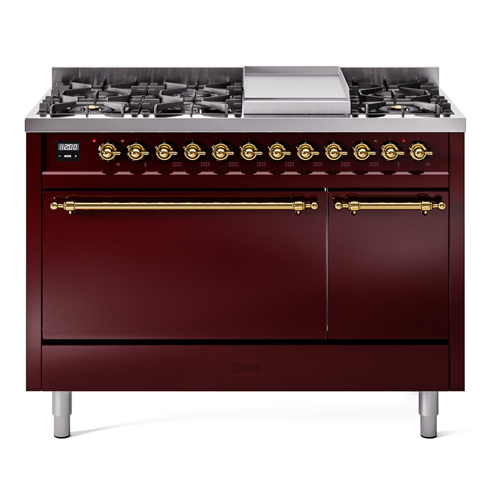 Nostalgie II 48 inch Dual Fuel Range with 5.02 cu. ft. Total Double Oven Capacity UP48FQNMPBUG