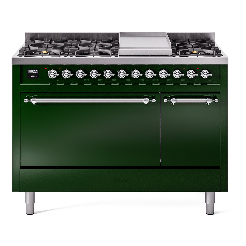 Nostalgie II 48 inch Dual Fuel Range with 5.02 cu. ft. Total Double Oven Capacity UP48FQNMPEGCLP