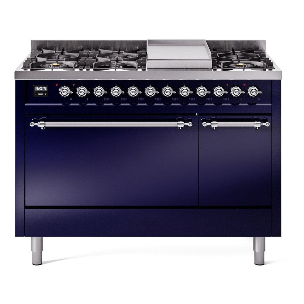 Nostalgie II 48 inch Dual Fuel Range with 5.02 cu. ft. Total Double Oven Capacity UP48FQNMPMBC