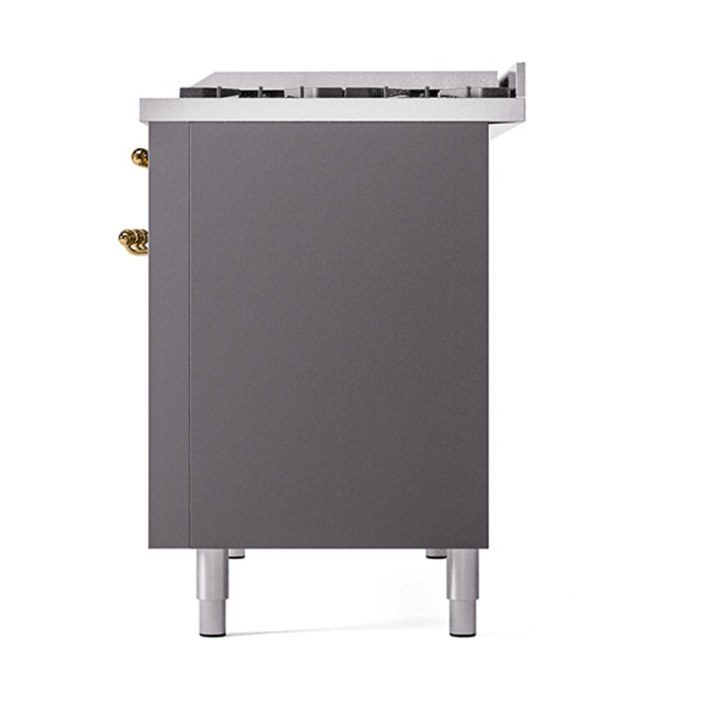 Nostalgie II 48 inch Dual Fuel Range with 5.02 cu. ft. Total Double Oven Capacity UP48FQNMPMGG