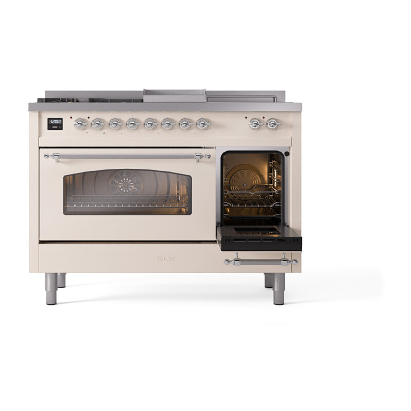 Nostalgie II 48 inch Dual Fuel Range with 5.02 cu. ft. Total Double Oven Capacity UP48FSNMPAWC