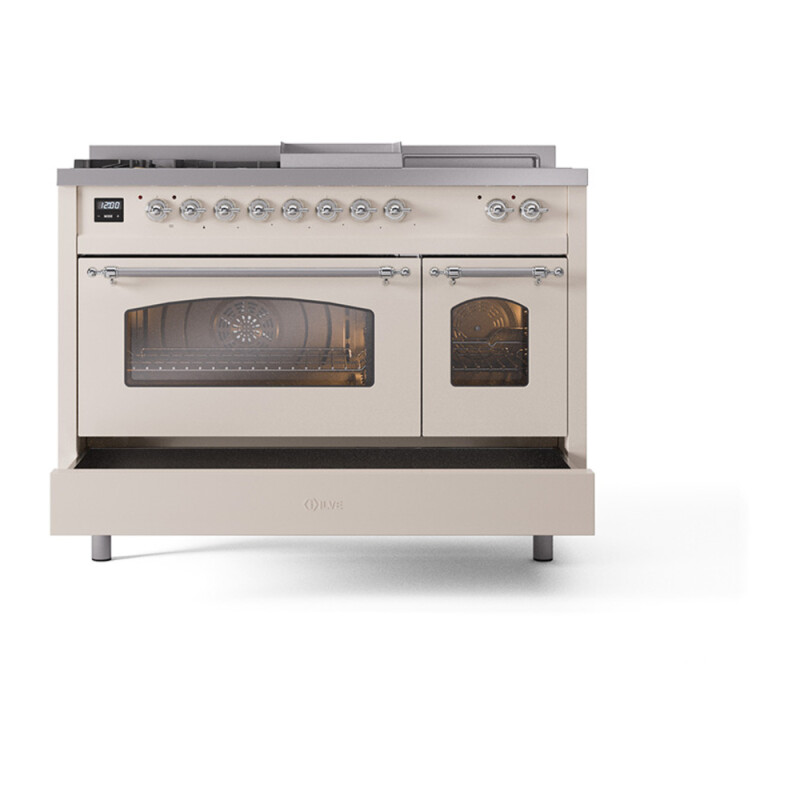 Nostalgie II 48 inch Dual Fuel Range with 5.02 cu. ft. Total Double Oven Capacity UP48FSNMPAWC