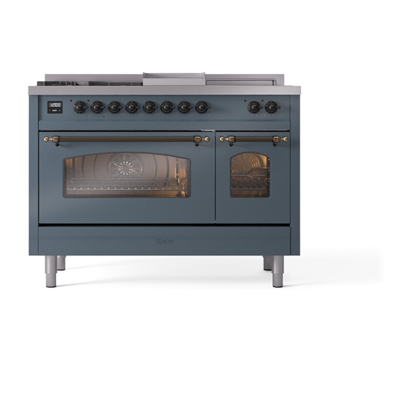Nostalgie II 48 inch Dual Fuel Range UP48FSNMPBGBLP