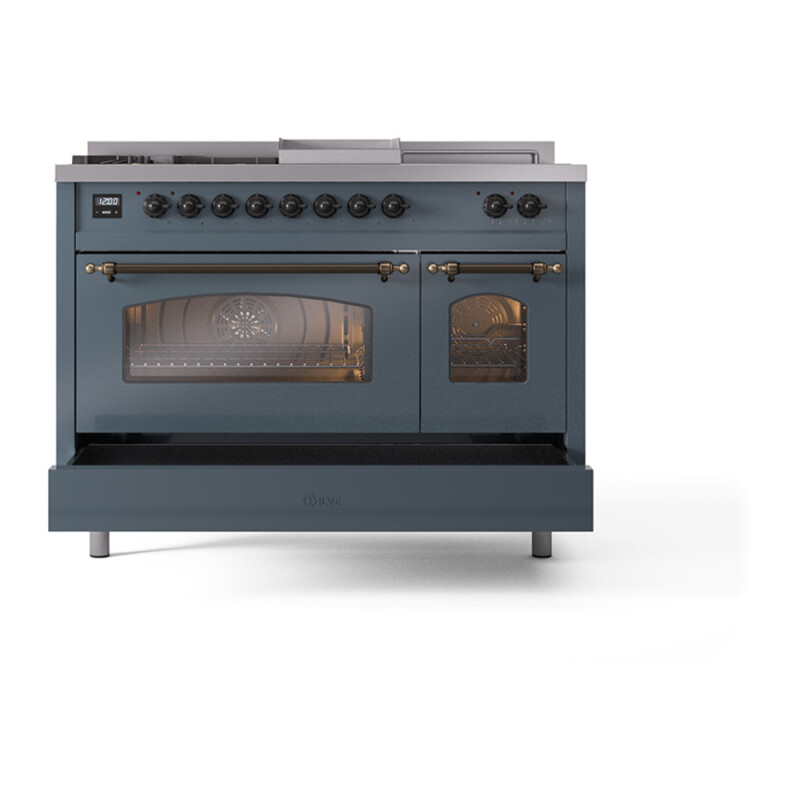 Nostalgie II 48 inch Dual Fuel Range UP48FSNMPBGBLP