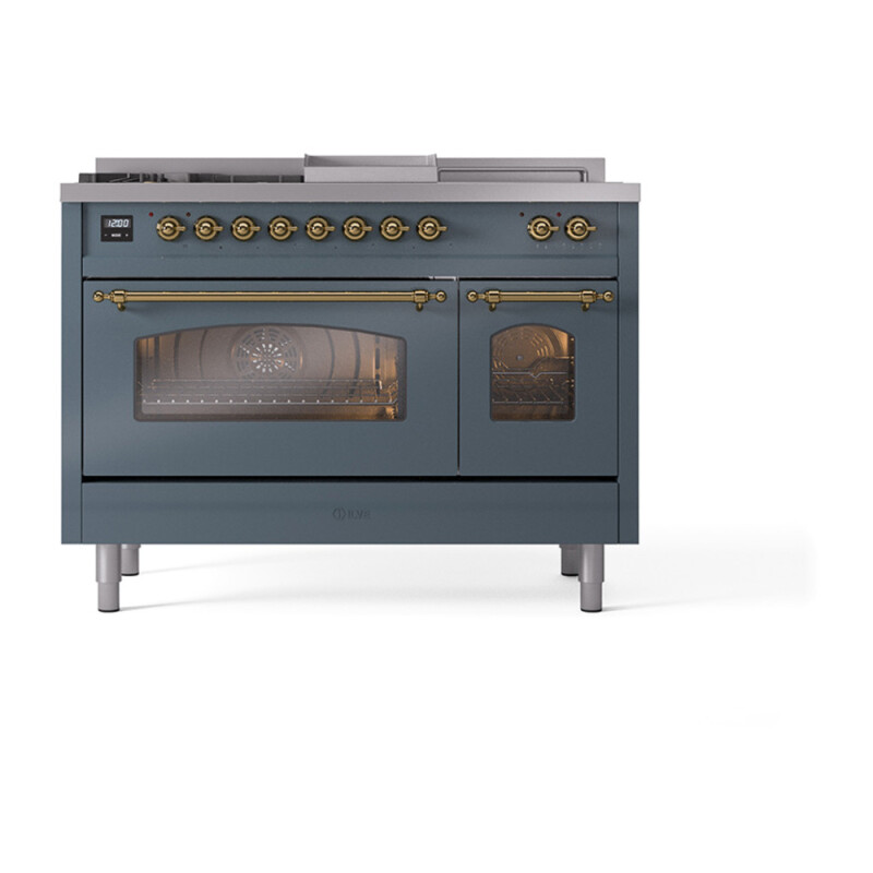 Nostalgie II 48 inch Dual Fuel Range UP48FSNMPBGGLP