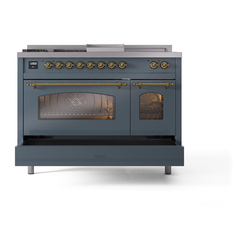 Nostalgie II 48 inch Dual Fuel Range UP48FSNMPBGGLP