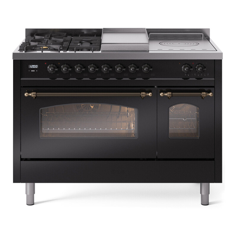Nostalgie II 48 inch Dual Fuel Range UP48FSNMPBKBLP