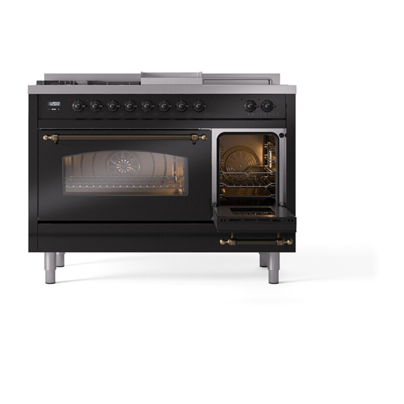 Nostalgie II 48 inch Dual Fuel Range UP48FSNMPBKBLP
