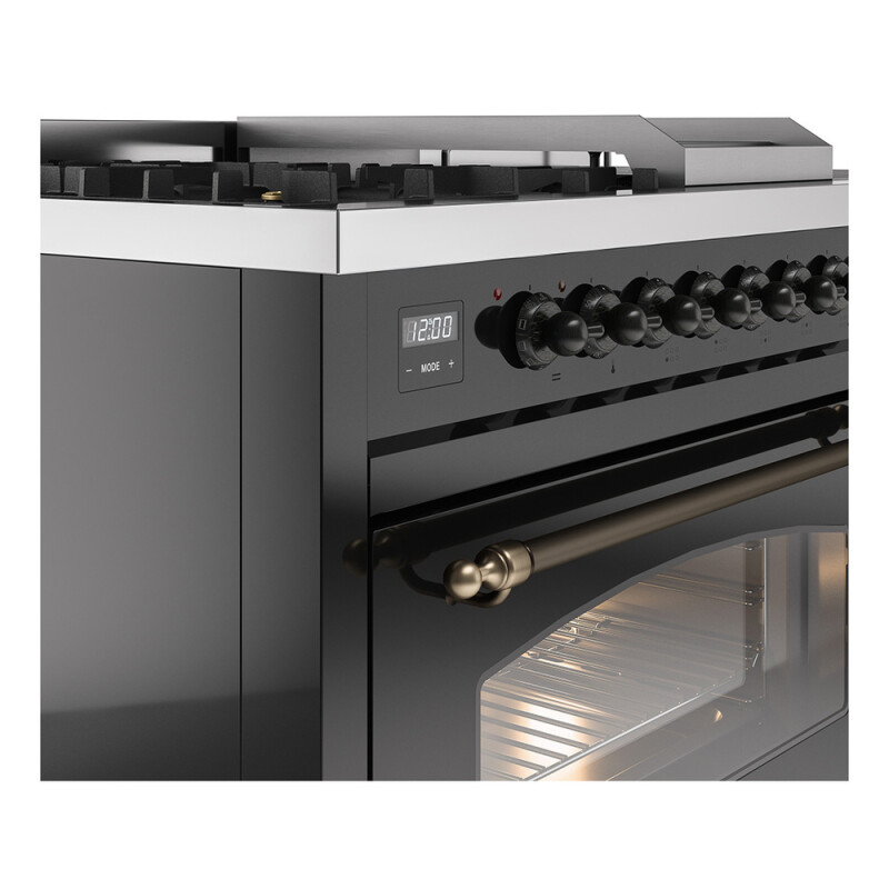 Nostalgie II 48 inch Dual Fuel Range UP48FSNMPBKBLP
