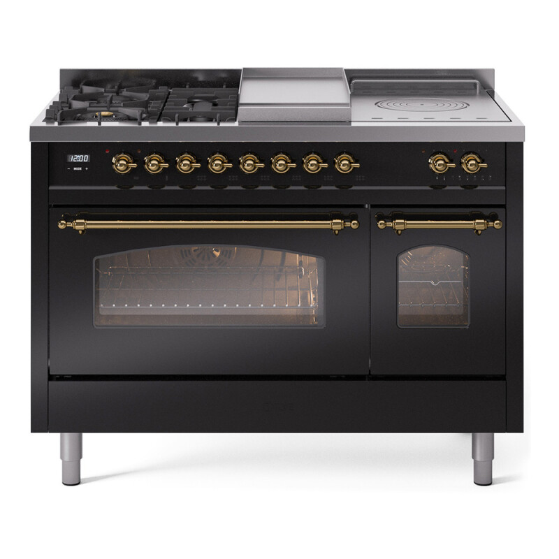 Nostalgie II 48 inch Dual Fuel Range UP48FSNMPBKG