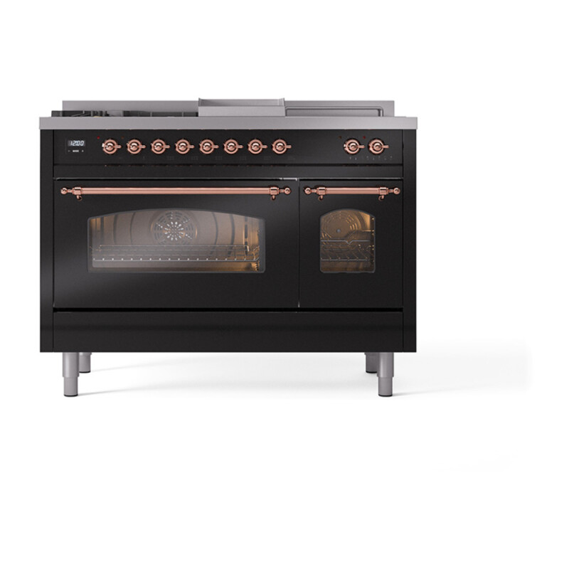 Nostalgie II 48 inch Dual Fuel Range UP48FSNMPBKPLP