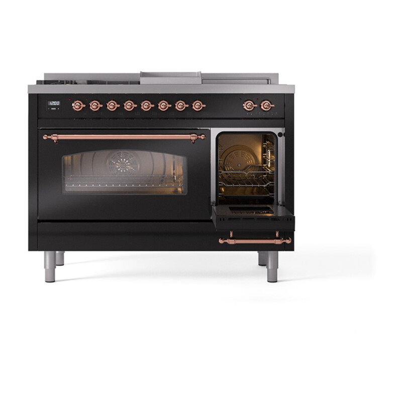 Nostalgie II 48 inch Dual Fuel Range UP48FSNMPBKPLP