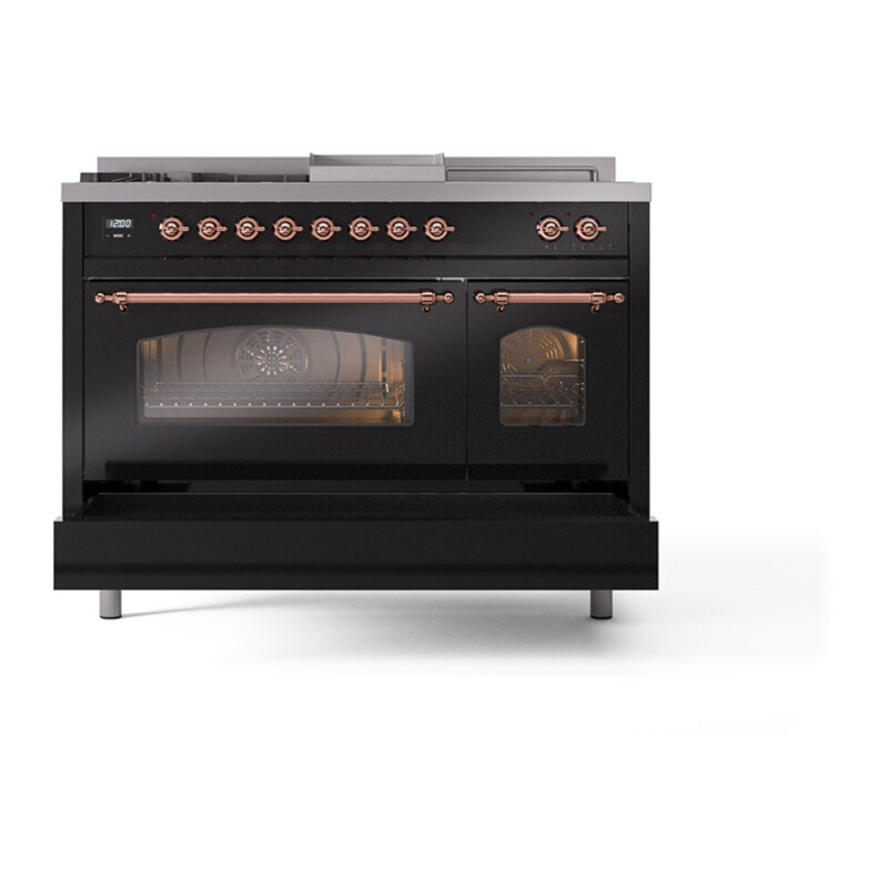 Nostalgie II 48 inch Dual Fuel Range UP48FSNMPBKPLP