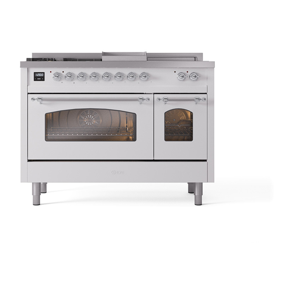 Nostalgie II 48 inch Dual Fuel Range UP48FSNMPWHCLP