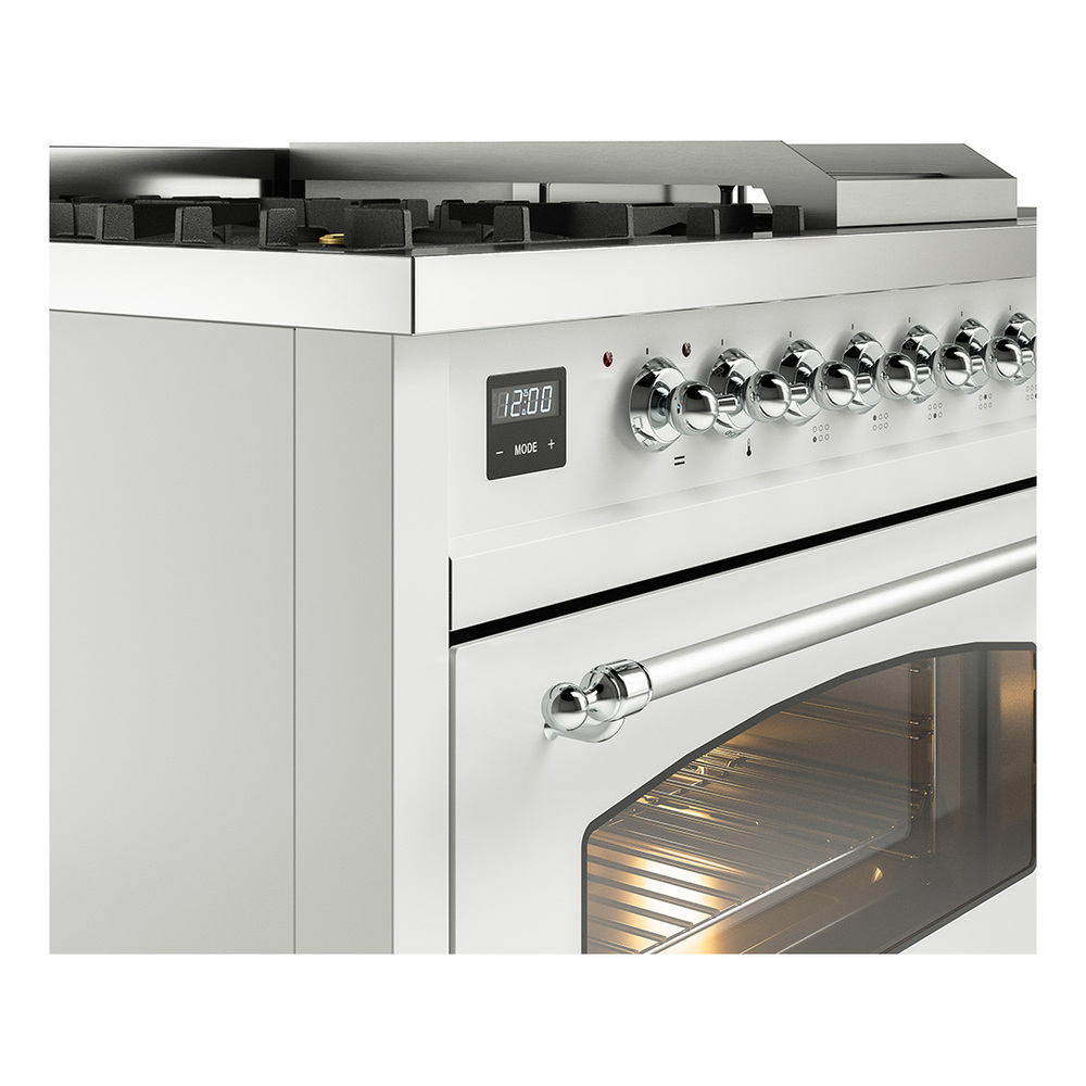 Nostalgie II 48 inch Dual Fuel Range UP48FSNMPWHCLP