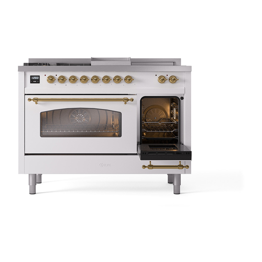 Nostalgie II 48 inch Dual Fuel Range UP48FSNMPWHGLP