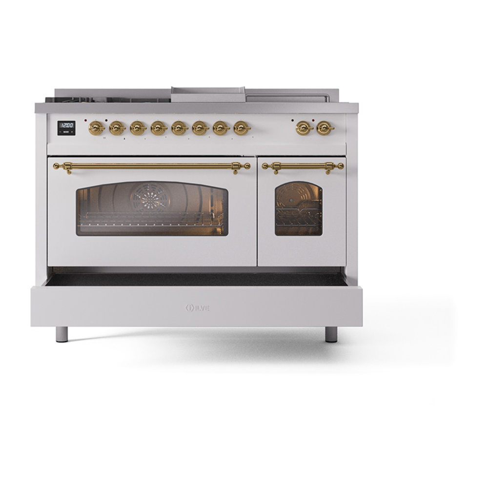 Nostalgie II 48 inch Dual Fuel Range UP48FSNMPWHGLP