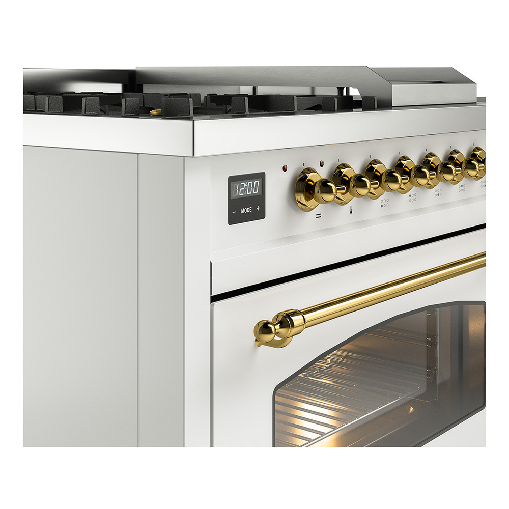Nostalgie II 48 inch Dual Fuel Range UP48FSNMPWHG