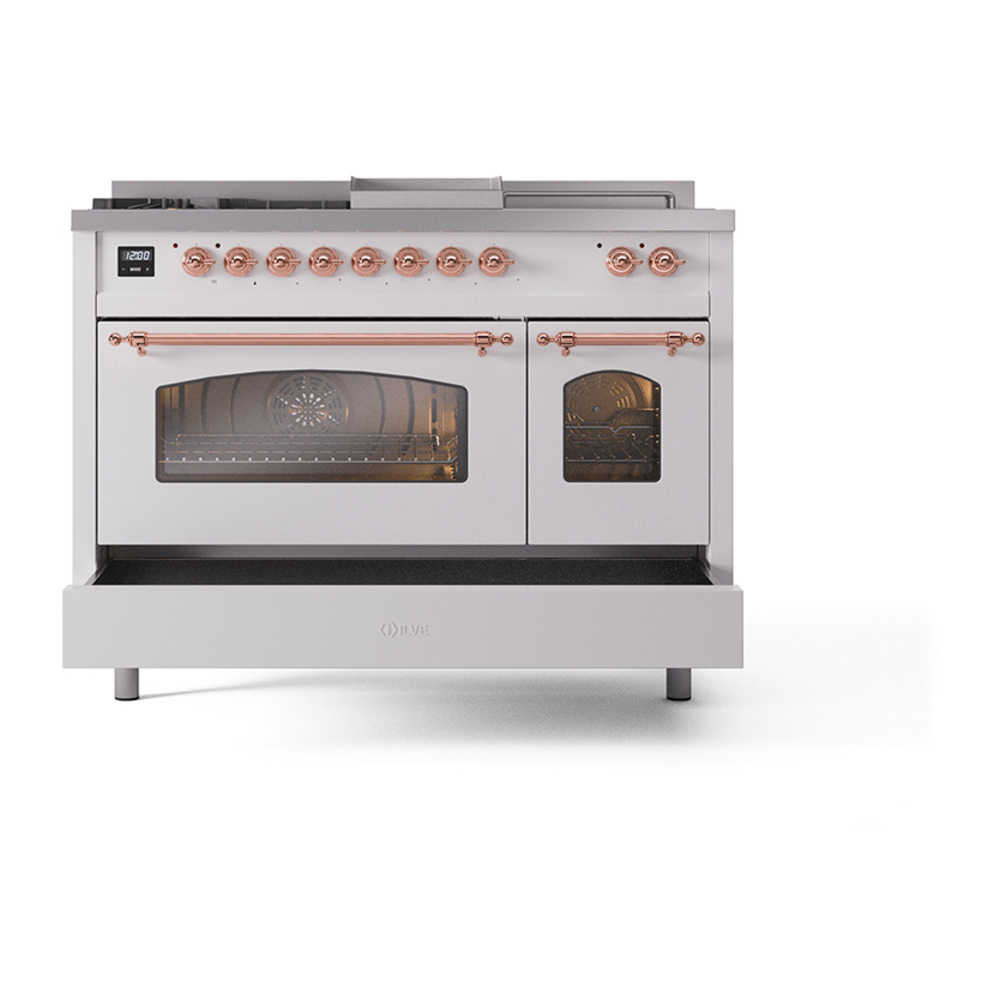 Nostalgie II 48 inch Dual Fuel Range UP48FSNMPWHPLP