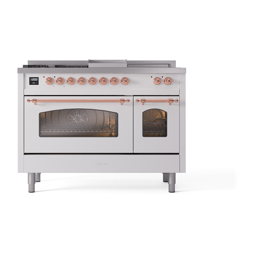 Nostalgie II 48 inch Dual Fuel Range UP48FSNMPWHP