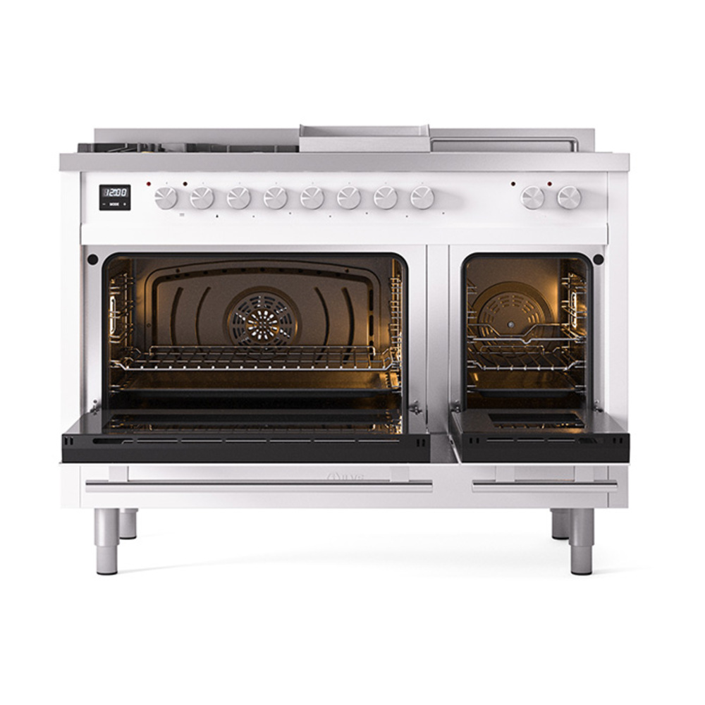 Professional Plus II 48 inch Dual Fuel Range UP48FSQMPWH