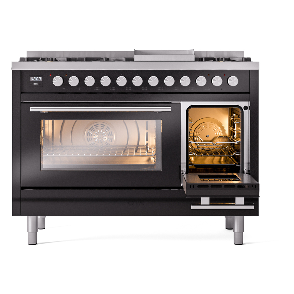 Professional Plus II 48 inch Dual Fuel Range UP48FWMPBKLP