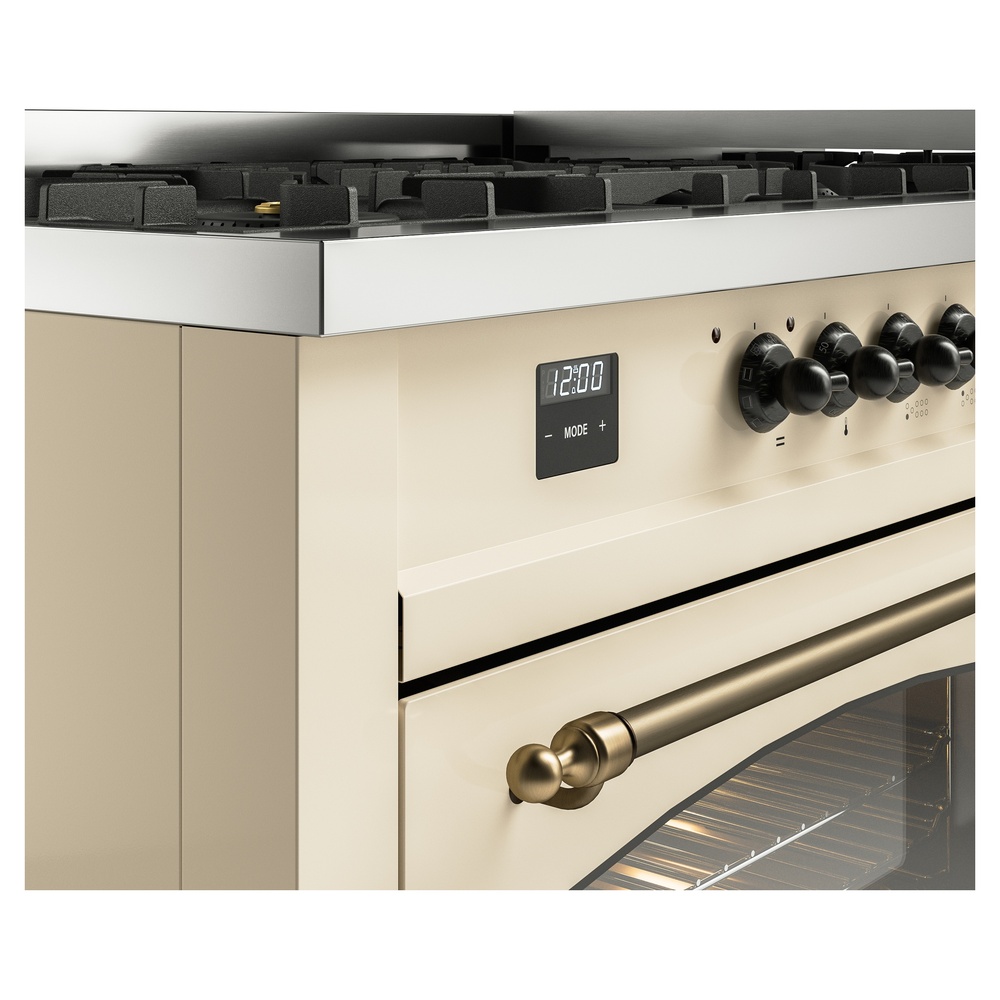 Nostalgie II 60 inch Dual Fuel Range with 5.8 cu. ft. Total Double Oven Capacity UP60FNMPAWB