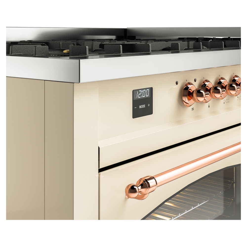 Nostalgie II 60 inch Dual Fuel Range with 5.8 cu. ft. Total Double Oven Capacity UP60FNMPAWPLP