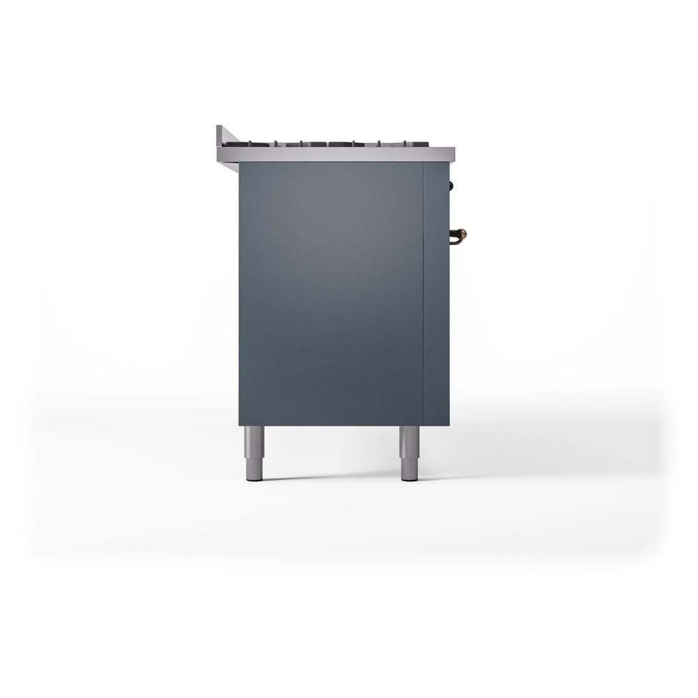 Nostalgie II 60 inch Dual Fuel Range with 5.8 cu. ft. Total Double Oven Capacity UP60FNMPBGBLP