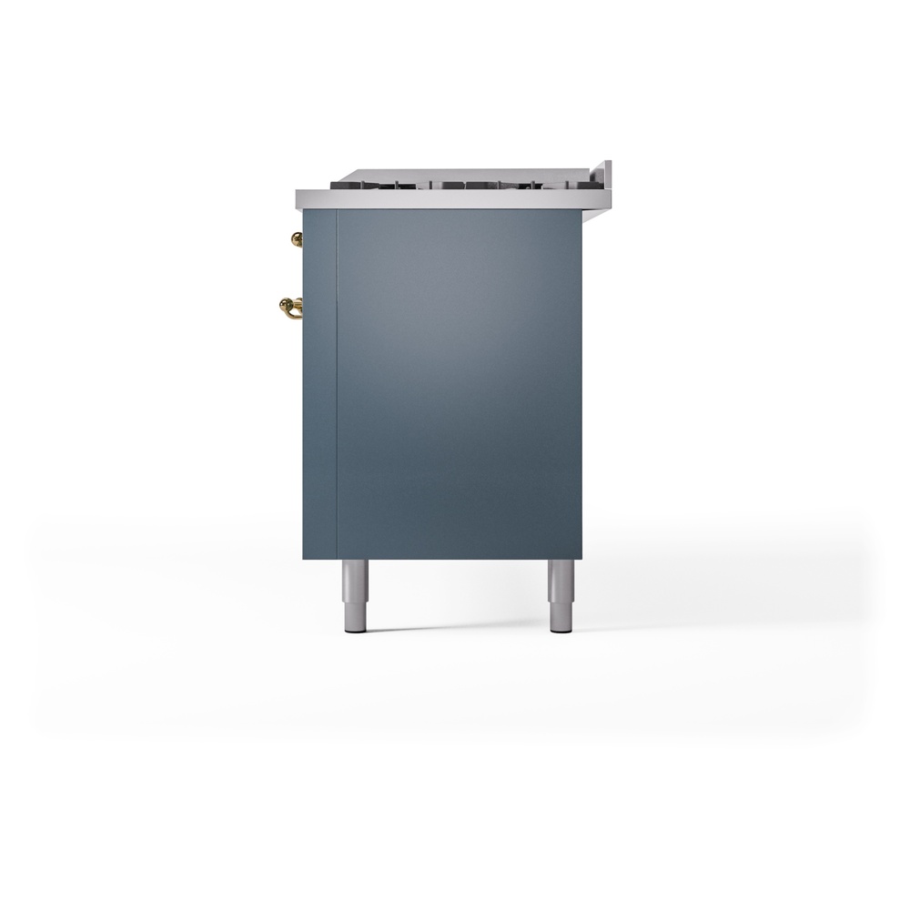Nostalgie II 60 inch Dual Fuel Range with 5.8 cu. ft. Total Double Oven Capacity UP60FNMPBGG