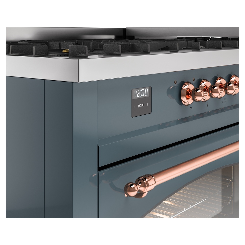 Nostalgie II 60 inch Dual Fuel Range with 5.8 cu. ft. Total Double Oven Capacity UP60FNMPBGP