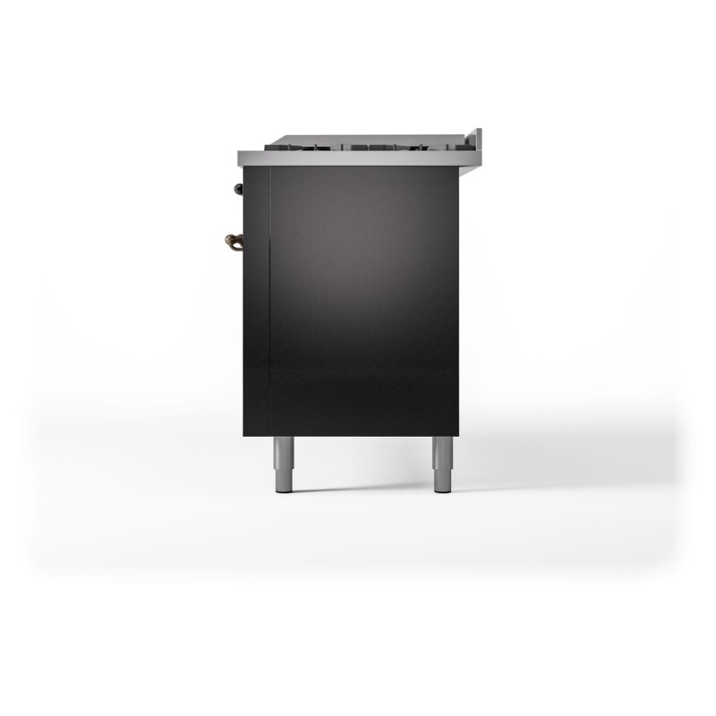 Nostalgie II 60 inch Dual Fuel Range with 5.8 cu. ft. Total Double Oven Capacity UP60FNMPBKBLP