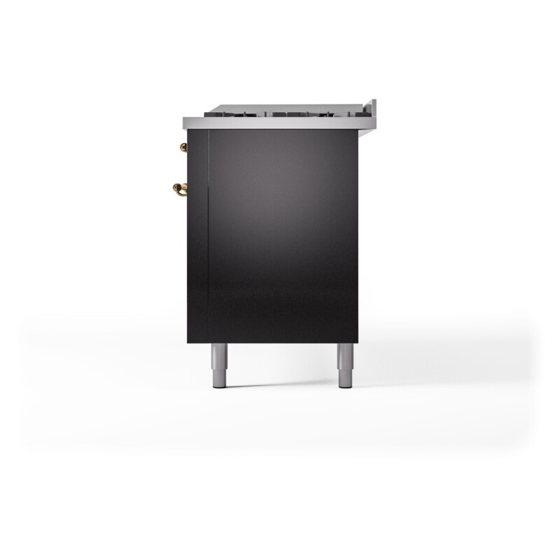 Nostalgie II 60 inch Dual Fuel Range with 5.8 cu. ft. Total Double Oven Capacity UP60FNMPBKG