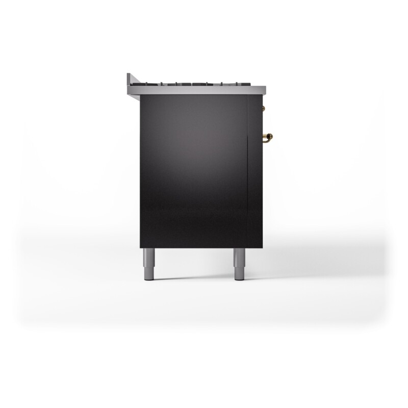Nostalgie II 60 inch Dual Fuel Range with 5.8 cu. ft. Total Double Oven Capacity UP60FNMPBKGLP