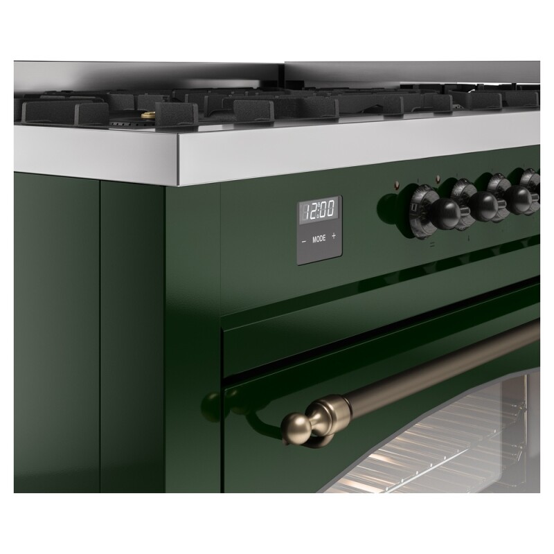 Nostalgie II 60 inch Dual Fuel Range with 5.8 cu. ft. Total Double Oven Capacity UP60FNMPEGBLP